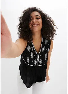 Blousetop van soepele viscose, bonprix
