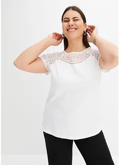 Shirt met kant, bonprix