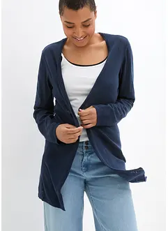 Gebreid vest van slub garen, bonprix