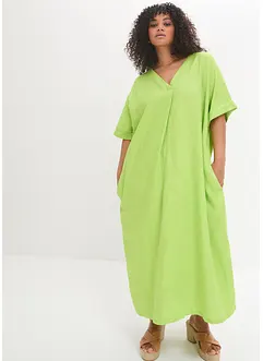 Wijde kaftan jurk van puur linnen, bonprix