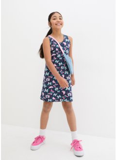 Meisjes jersey jurk met biologisch katoen, bpc bonprix collection