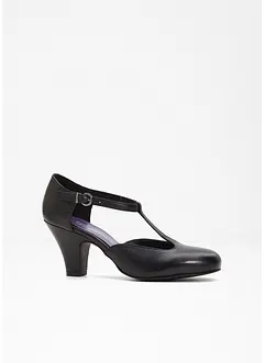 Strappy pumps van leer, bonprix