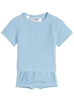 Baby mousseline shirt en korte broek (2-dlg. set), bpc bonprix collection