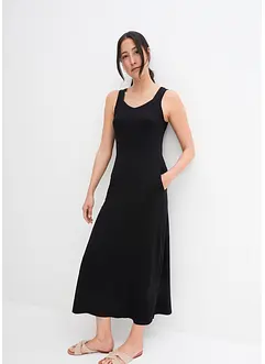 Maxi jersey jurk van katoen-viscosemix, bonprix