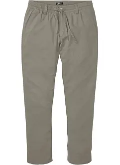 Regular fit chino met linnen, straight, bonprix