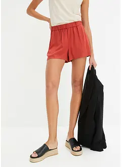 Viscose short met steekzakken opzij, bpc bonprix collection