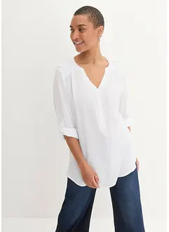 Tuniek met V-hals, lange mouw, bonprix