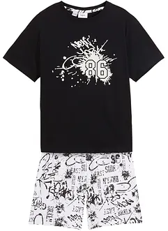 Jongens shortama van katoen (2-dlg. set), bonprix