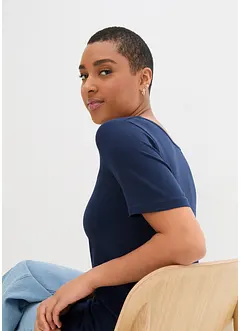 Lang basic T-shirt (set van 2), bonprix