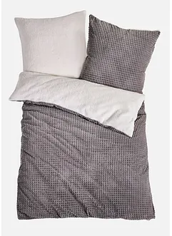 Cashmere touch dekbedovertrek met structuureffect, bonprix