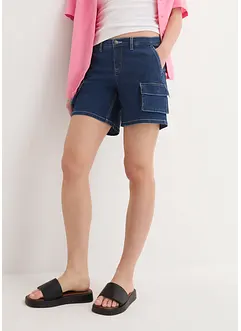 Cargo jeans short, mid waist, John Baner JEANSWEAR