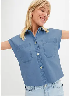 Boxy spijkerblouse, bonprix