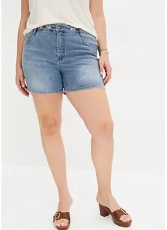 Jeans short met borduursel, BODYFLIRT