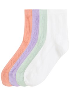 Pointelle sokken (4 paar), bpc bonprix collection