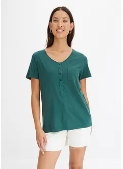 T-shirt van katoen-viscosemix, bonprix