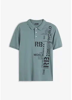 Onderhoudsvriendelijk poloshirt van katoen, slim fit, korte mouw, bonprix