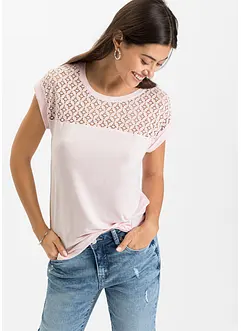Shirt met kant, bonprix