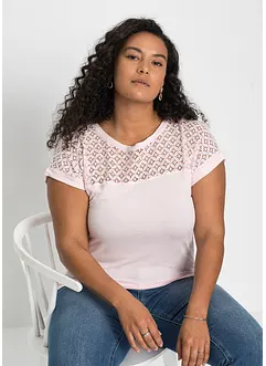 Shirt met kant, bonprix