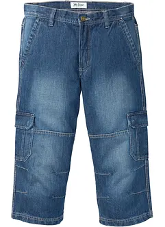 Regular fit 3/4 cargo jeans, straight, bonprix