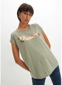 Longshirt van viscosemix, bonprix