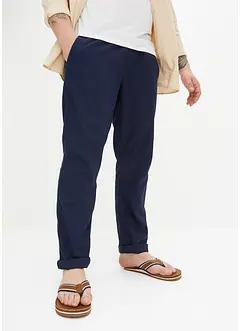 Regular fit instapbroek met linnen, straight, bonprix