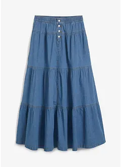 Denim strokenrok, bonprix
