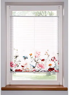 Plisségordijn met bloemenprint, bonprix