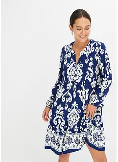 Gedessineerde tuniekjurk van soepele viscose, bonprix