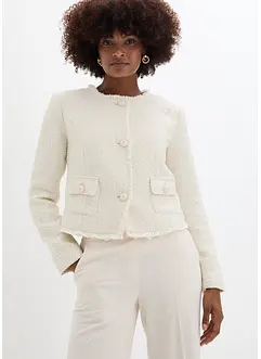 Boxy bouclé blazer, bonprix