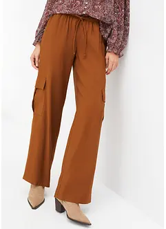 Soepelvallende cargo broek, bonprix