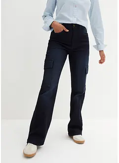 Cargo jeans met high waist comfortband, bonprix