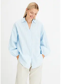 Oversized blouse van puur katoen, bonprix