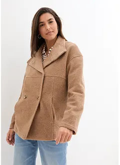 Oversized jas in wollen look, bonprix