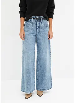 Wide leg jeans met high waist, bonprix