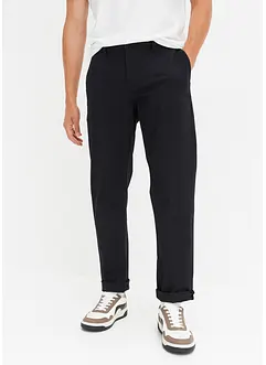 Relaxed fit stretch chino met biologisch katoen, straight, bonprix