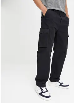 Loose fit stretch cargo broek, extra wijd, bonprix