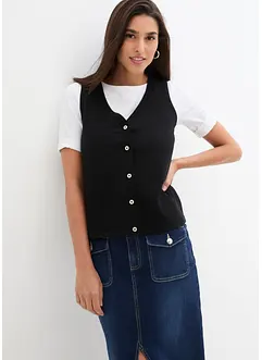 Gilet met knopen, bonprix