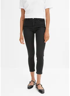 Skinny mid waist jeans, cropped, bonprix