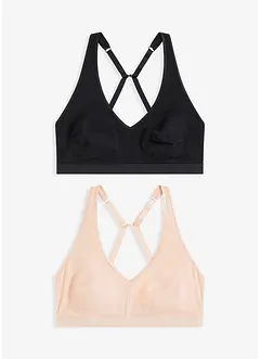 Bralette zonder beugels (set van 2), bonprix