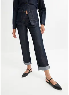 Straight jeans met low waist, rinse washed, bonprix