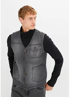 Jeans gilet van biologisch katoen, regular fit, bonprix