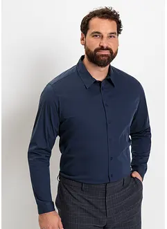 Stretch overhemd, slim fit (set van 2), bonprix