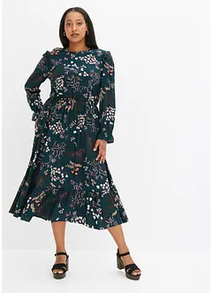 Gedessineerde midi jurk, bonprix