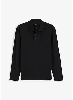 Piqué poloshirt met lange mouwen, bonprix