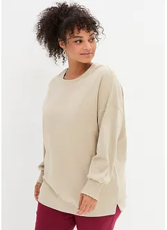 Oversized longsleeve met ballonmouwen, bonprix