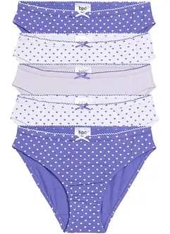 Meisjes slip (set van 5), bonprix