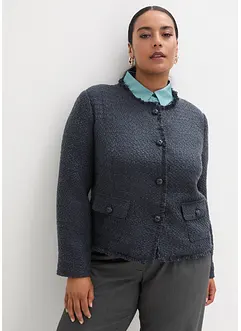 Boxy bouclé blazer, bonprix