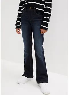 Flared jeans mid waist, bonprix