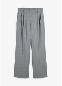 Bandplooibroek van een wolmix, bonprix