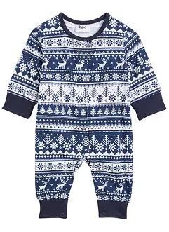 Baby jumpsuit met Noors patroon van biologisch katoen, bonprix